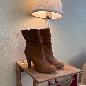 Via Spiga Brown Heel Ankle Boots